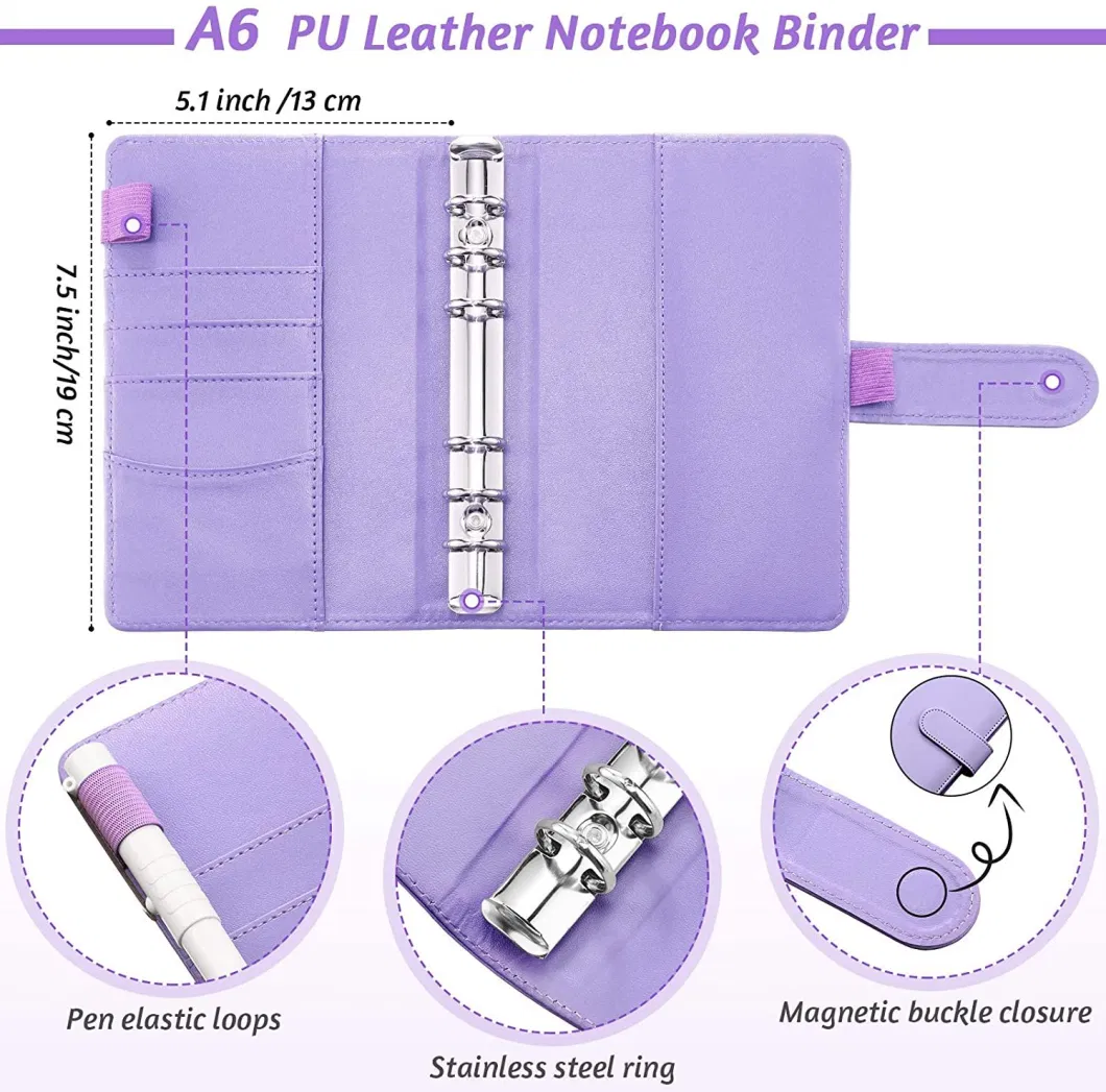 Wholesale A6 Budget Binder Set Cash Envelope Budget System Binder Planners with Expense Budget Sheets and Label Sticker